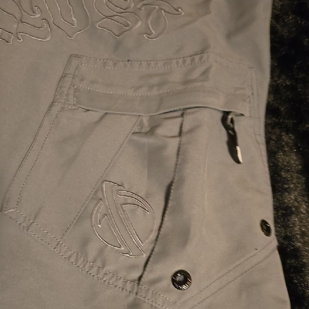Lost Men's Gray Cargo Shorts - Picture 4 of 6
